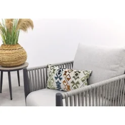 GI Diamo stoel/bank lounge-diningset (4-delig) - Carbon Black/Zand