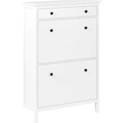 GIBSON - Schoenenkast 2 vakken - Wit - MDF