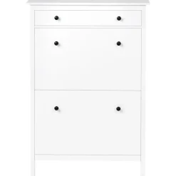 GIBSON - Schoenenkast 2 vakken - Wit - MDF