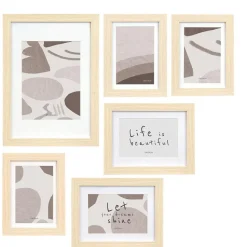 Giftdecor Collage fotolijst - 7x foto - verschillende maten fotos