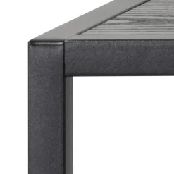 Giga Meubel Kapstok Zwart - Metaal - 28x77x22cm - Kapstok Bronx