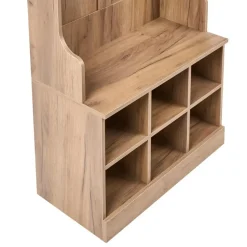 GINDAGAI - Schoenenkast - Lichtbruin - Hout