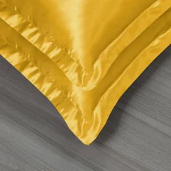 Glanzend Satijnen Dekbedovertrek Beauty Silk Goud-2-persoons (200 x...
