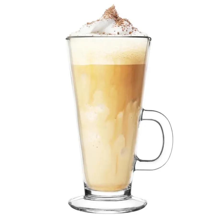 Glasmark Caffe Latte macchiato glazen Paris - glas - 6x - 250 ml