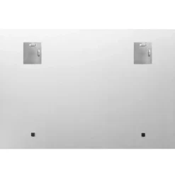 Glasschilderij Vrouw met Bloemenglitters - 78 x 116cm - Bont