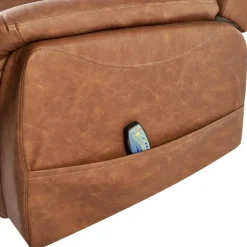 GLORIE - Massagestoel - Bruin - Kunstleer