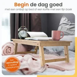 Goliving Laptoptafel - Uitklapbaar 39 cm - Ergonomisch - Laptopstandaard