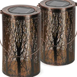 Goliving Solar Tafellamp Oasis - 2 Stuks - LED Buitenverlichting Zonne-energie