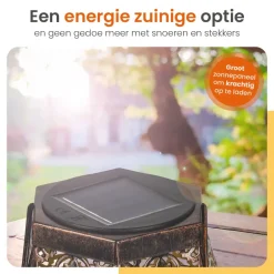 Goliving Solar Tafellamp Glow – 2 Stuks – LED Buitenverlichting - Zonne-energie