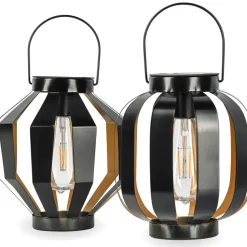 Goliving Solar Tafellamp Nova - 2 Stuks - LED Buitenverlichting Zonne-energie