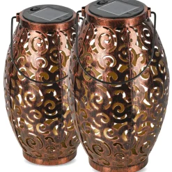 Goliving Solar Tafellamp Zen – 2 Stuks – LED Buitenverlichting - Zonne-energie