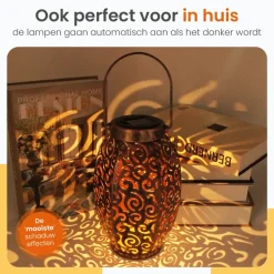 Goliving Solar Tafellamp Zen – 2 Stuks – LED Buitenverlichting - Zonne-energie