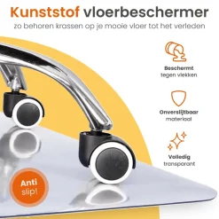 Goliving Vloerbeschermer bureaustoel - 120x150cm - Bureaustoelmat