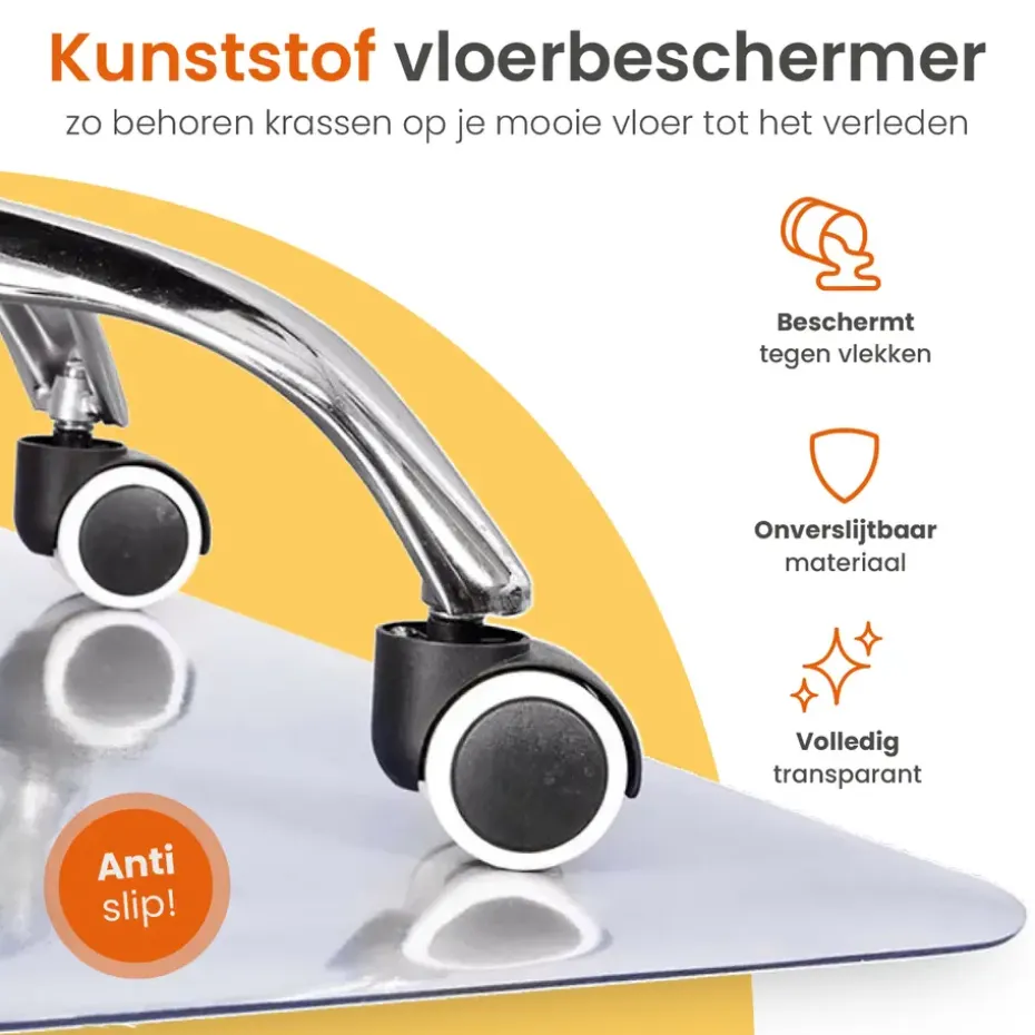 Goliving Vloerbeschermer bureaustoel - 120x150cm - Bureaustoelmat