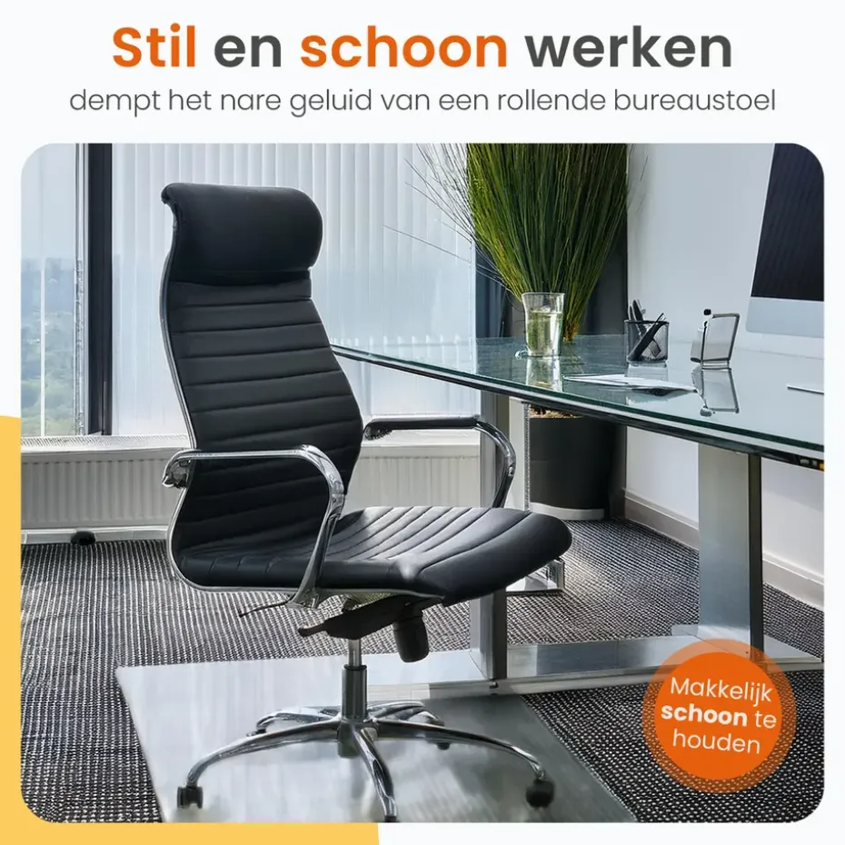 Goliving Vloerbeschermer bureaustoel - 120x150cm - Bureaustoelmat