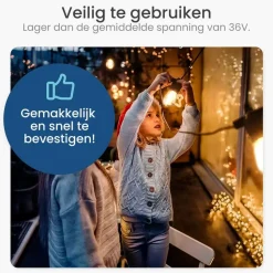 Gologi lichtsnoer buiten en binnen - Lichtslinger 5M - Tuinverlichting LED