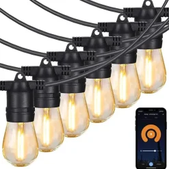 Gologi lichtsnoer buiten en binnen - Lichtslinger 15M - Tuinverlichting LED