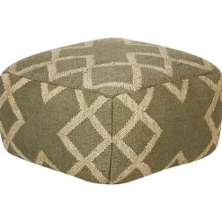 GOPI - Poef - Groen - Jute