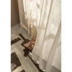 Gordijn Dante - zand - 140x280 cm (1 stuk)