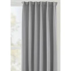 Gordijn Evi - lichtgrijs - 140x280 cm (1 stuk)