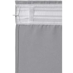 Gordijn Evi - lichtgrijs - 140x280 cm (1 stuk)