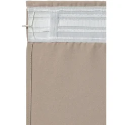 Gordijn Evi - taupe - 140x280 cm (1 stuk)