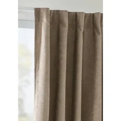 Gordijn Fabian - bruin - 135x280 cm (1 stuk)