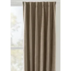 Gordijn Fabian - bruin - 135x280 cm (1 stuk)