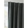 Gordijn Fabian - donkergrijs - 135x280 cm (1 stuk)