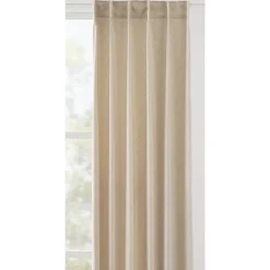 Gordijn Kaat lichtdoorlatend - beige - 140x280 cm