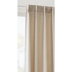 Gordijn Kaat lichtdoorlatend - beige - 140x280 cm