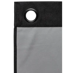 Gordijn Kai - zwart - 135x280 cm (1 stuk)