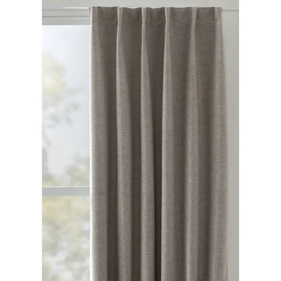 Gordijn Lana - taupe - 135x280 cm (1 stuk)