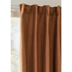 Gordijn Luca - bruin - 140x280 cm (1 stuk)