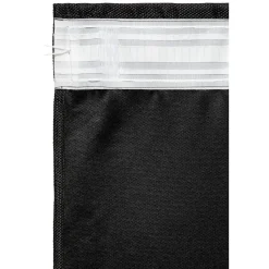 Gordijn Luca - zwart - 140x280 cm (1 stuk)