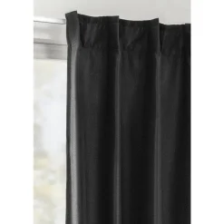 Gordijn Luca XL - zwart - 280x280 cm (1 stuk)