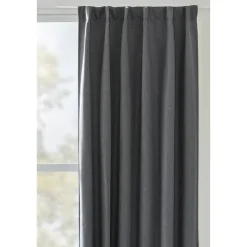 Gordijn Miran - donkergrijs - 140x280 cm (1 stuk)
