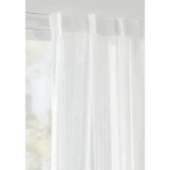Gordijn Nora - wit - 140x280 cm (1 stuk)