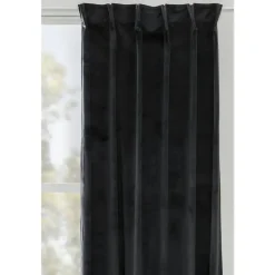 Gordijn Yara - zwart - 140x280 cm (1 stuk)