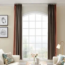 Gordijnrail - uitschuifbaar - van 145 tot 270 cm - aluminium - gebroken wit