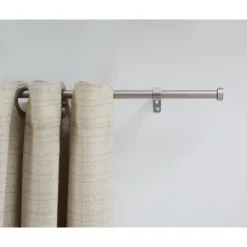 Gordijnroede - Uitschuifbaar - Stang van 125-240 cm - Zilver