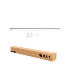 Gordijnroede - Uitschuifbaar - Stang van 125-240 cm - Zilver