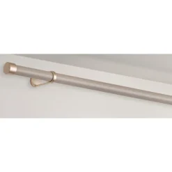 Gordijnroede 200cm - beige hout - Ø28mm (1280109)