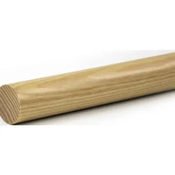 Gordijnroede 200cm - eikenlook hout - Ø28mm (1280108)