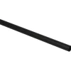 Gordijnroede 120cm zwart metaal - Ø20mm (1209057)