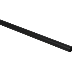 Gordijnroede 240cm zwart metaal - Ø16mm (1209078)