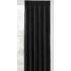 Gordijnstof Bowie semi verduisterend - zwart