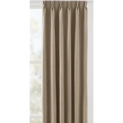 Gordijnstof Bowie semi verduisterend - beige