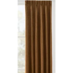 Gordijnstof Bruce lichtdoorlatend - bruin