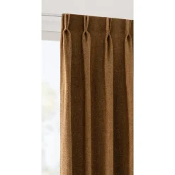 Gordijnstof Bruce lichtdoorlatend - bruin